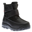 Nexgrip Jacob 3.0 black waterproof winter boot with hook-and-loop strap, faux-fur trim, and rugged sole. Style #R4E0635BLK