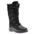 Nexgrip Margo 4.0 black waterproof tall winter boot with faux fur trim, lace-up front, and retractable cleats. Style # R0133BLK