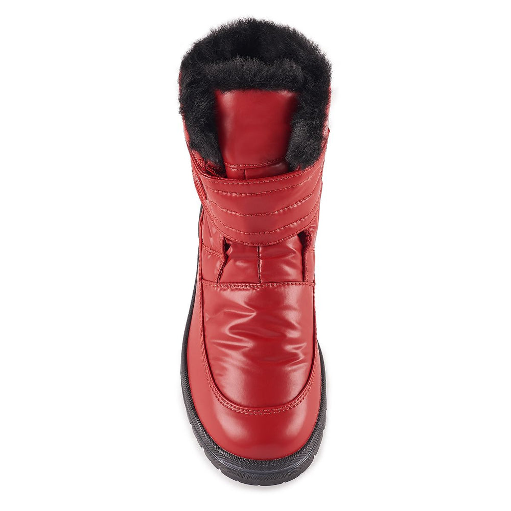 Olang Luna Women's Velcro Boots in Rosso