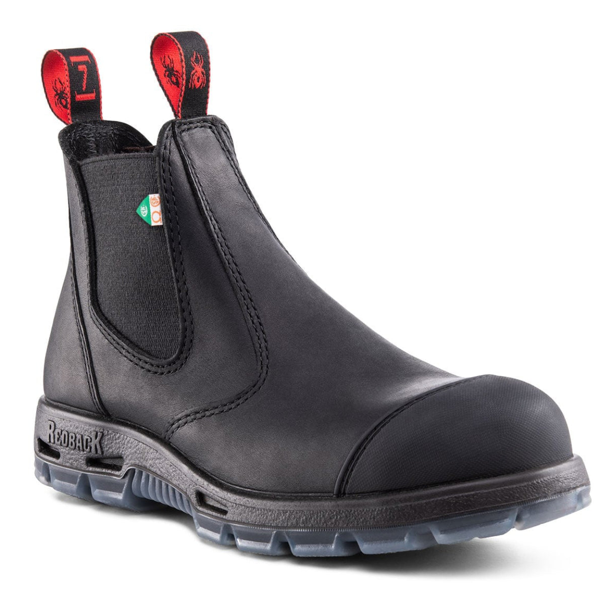 Redback Bobcat CSA Steel Toe with Scuff Cap Unisex Boots – Black