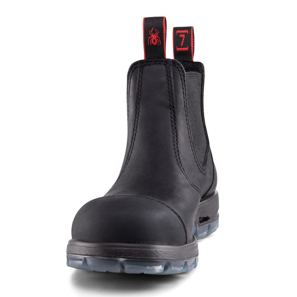 Redback Bobcat CSA Steel Toe with Scuff Cap Unisex Boots – Black