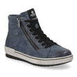 Remonte Ottawa D0772 Women's Lace Up Boots in Navy, navy leather and synthetic upper, waterproof technology. Style #D0771-14