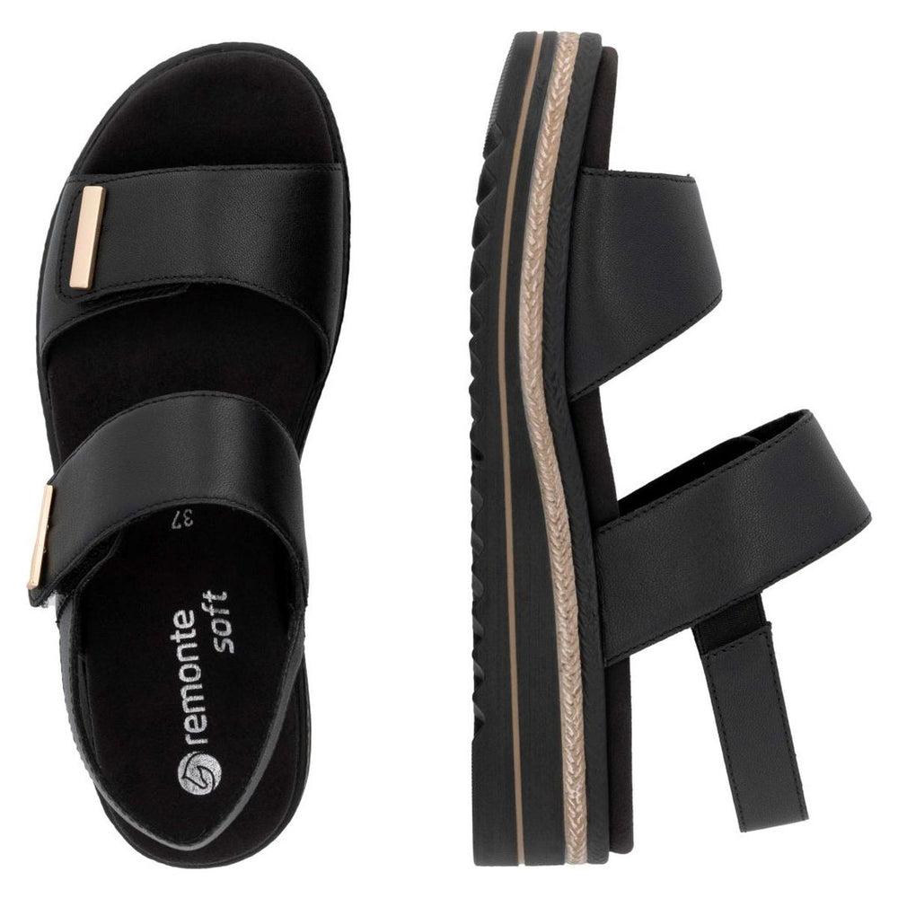 Remonte D0Q59 Women's Sandals – Black