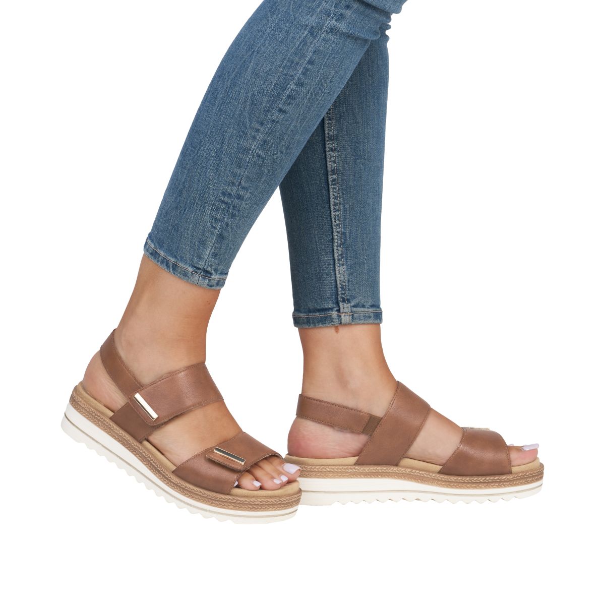 Remonte D0Q59 Women's Sandals in Brown