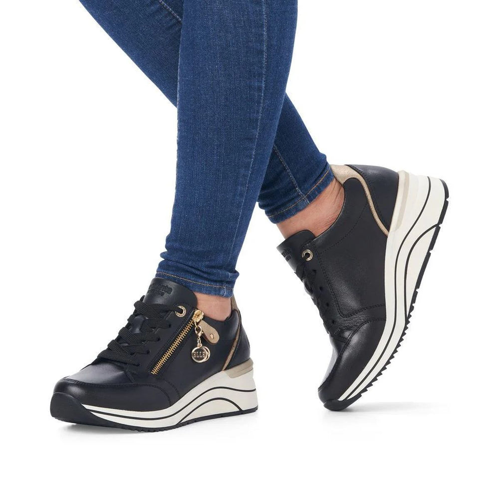 Remonte D0T03 Women's Wedge Sneaker