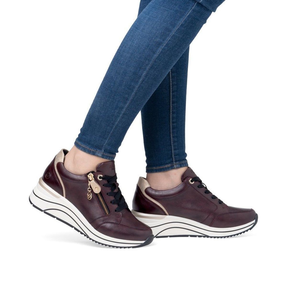 Remonte D0T03 Women's Wedge Sneaker