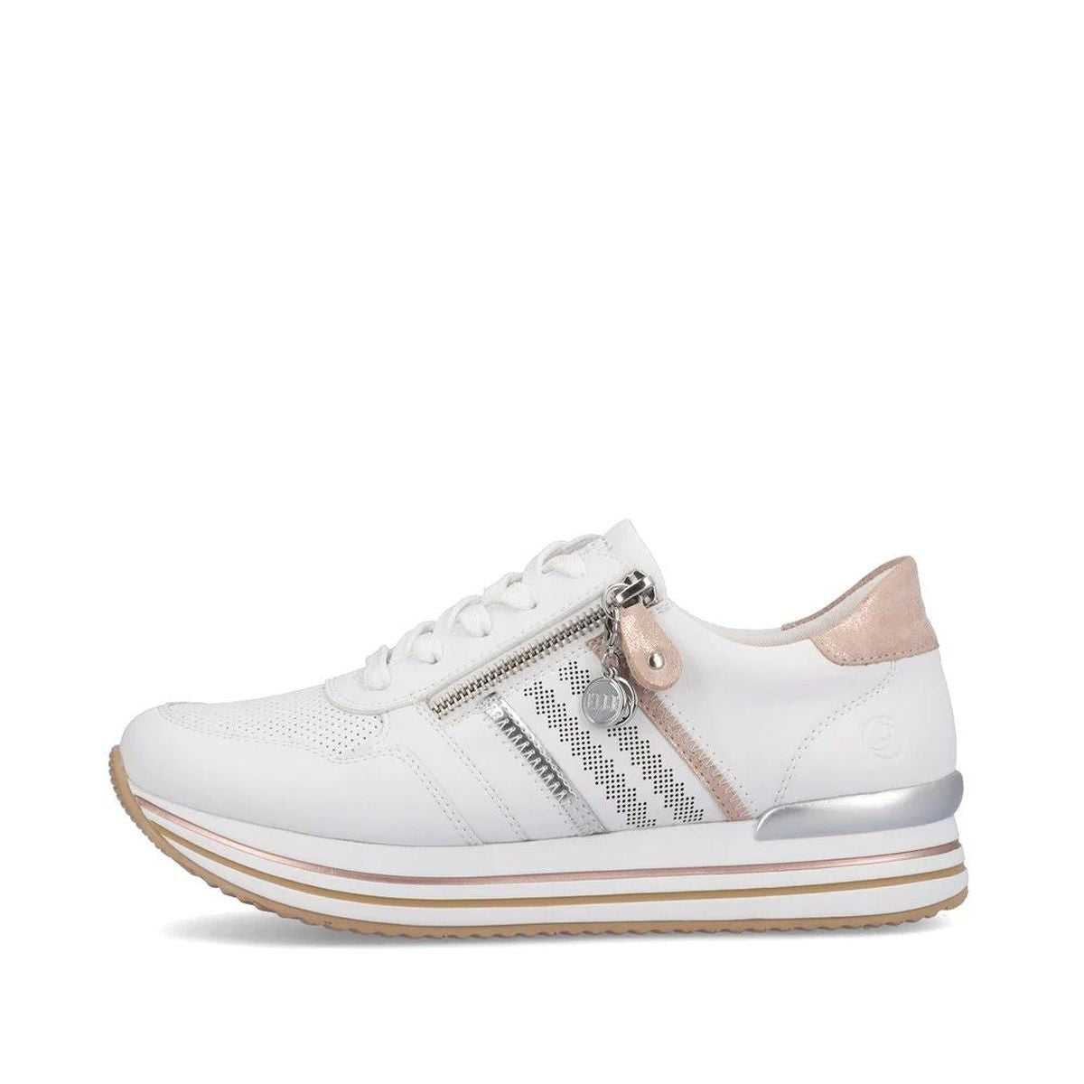 Remonte D1318 Women's White Sneakers