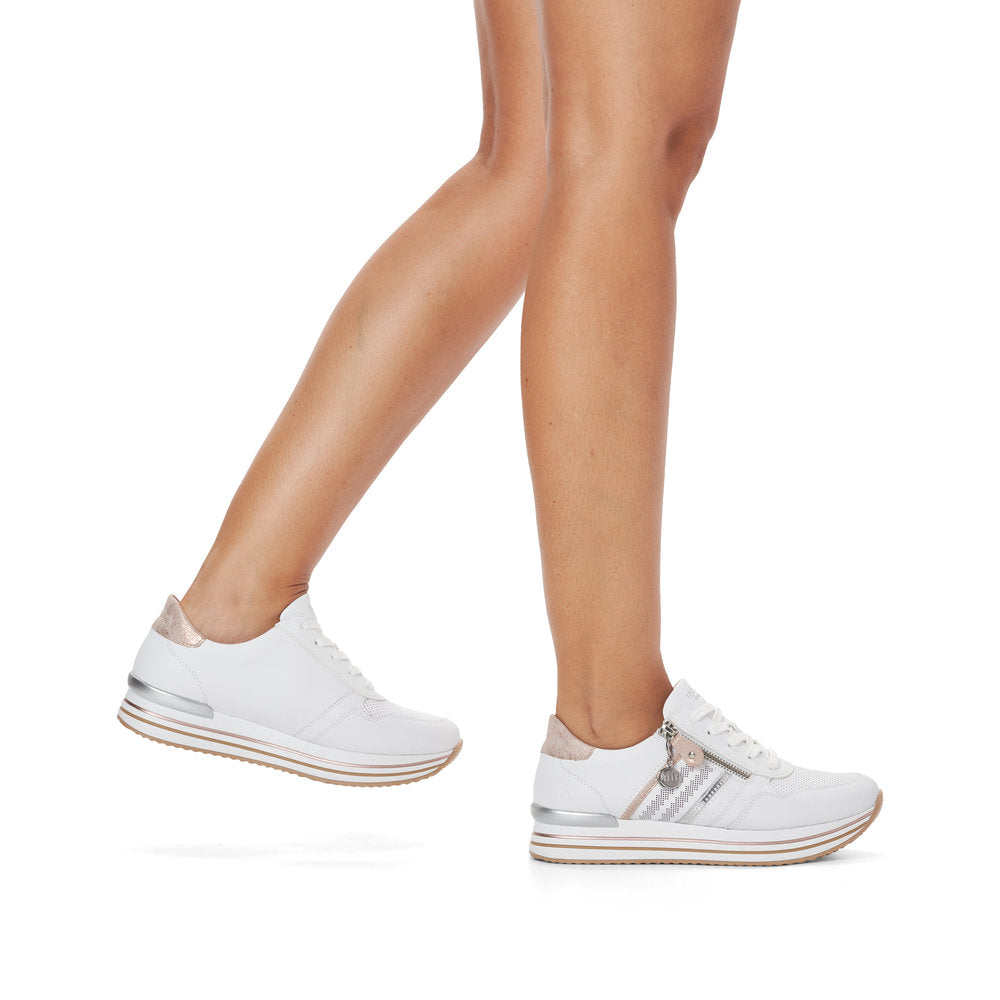 Remonte D1318 Women's White Sneakers
