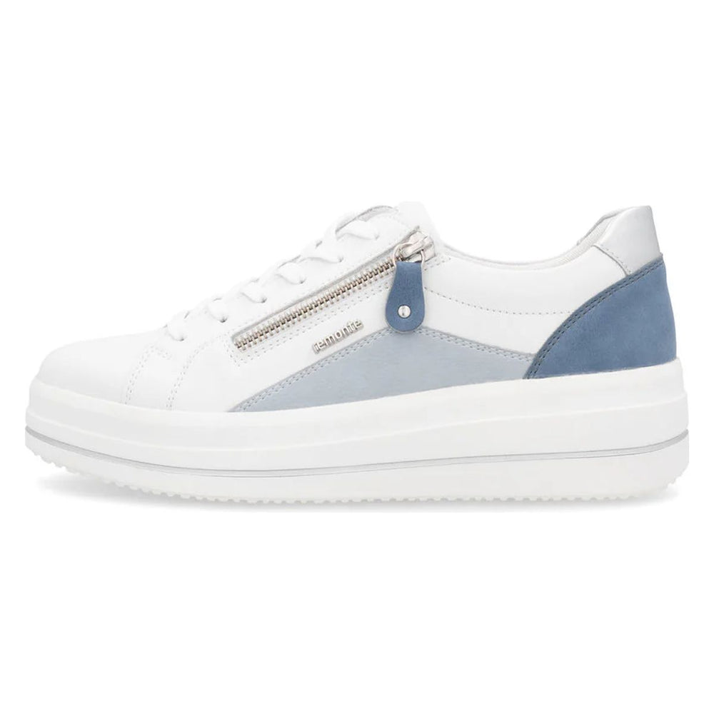 Remonte D1C01 Women's Real Leather Shoes in Blue