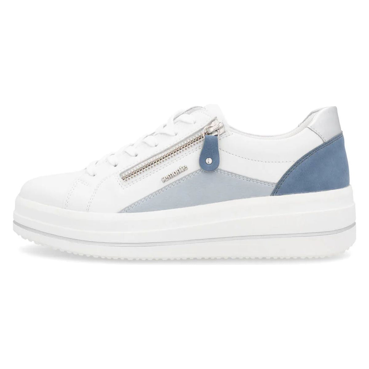 Remonte D1C01 Women's Real Leather Shoes in Blue