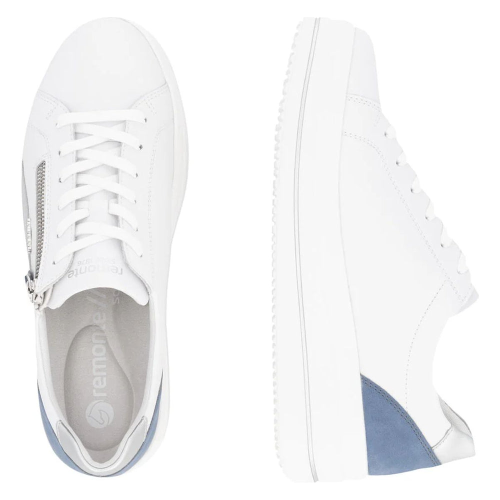 Remonte D1C01 Women's Real Leather Shoes in Blue