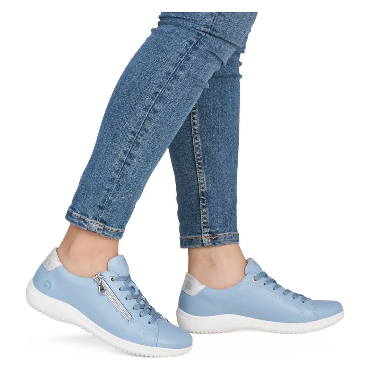 Remonte D1E03 Women's Lace Up Shoes in Blue Ice