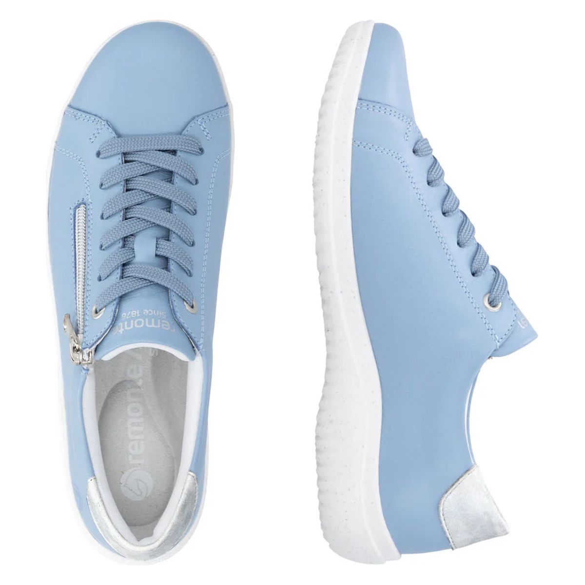 Remonte D1E03 Women's Lace Up Shoes in Blue Ice