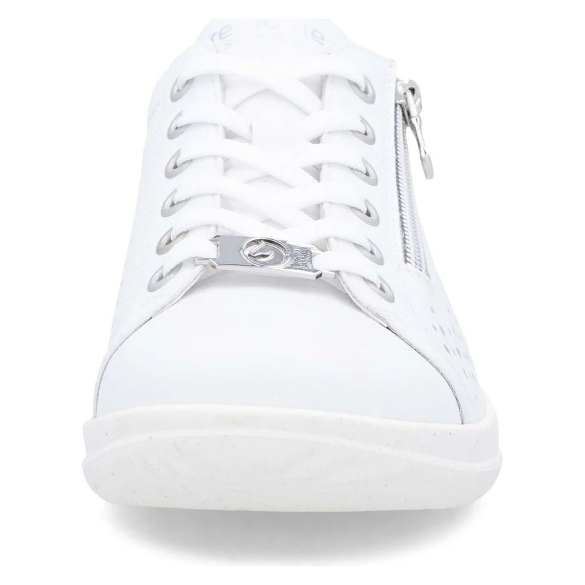 Remonte D1E08 Women's Perforated Real Leather Shoes in White
