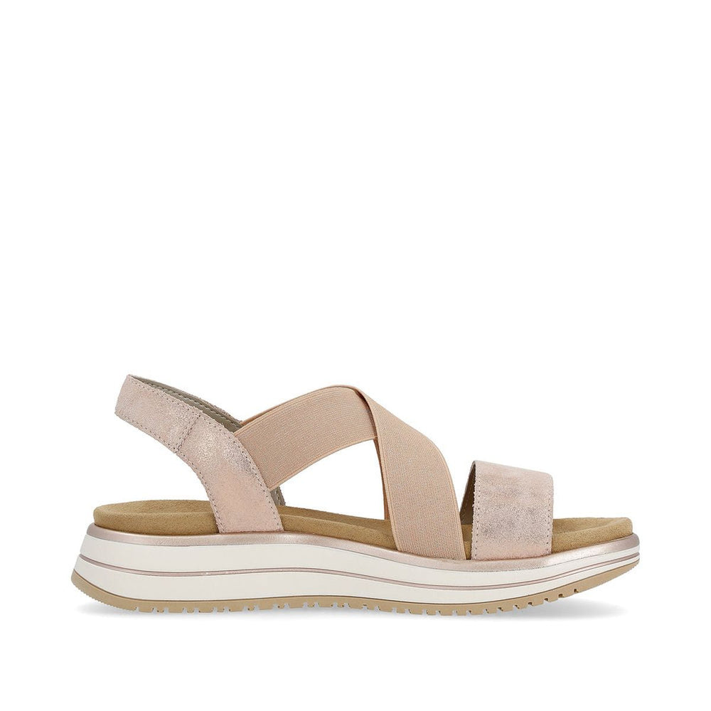 Remonte D1J50 Women's Strap Sandals in Rose