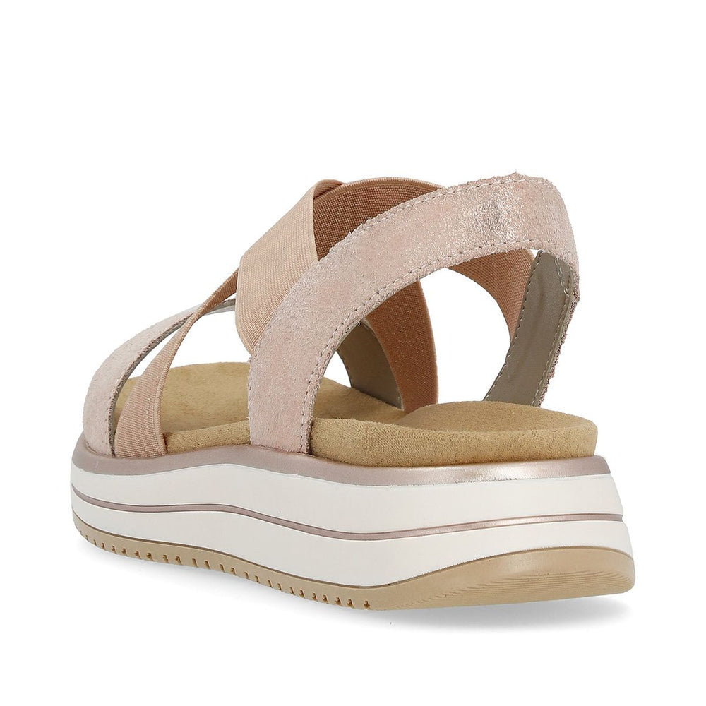 Remonte D1J50 Women's Strap Sandals in Rose