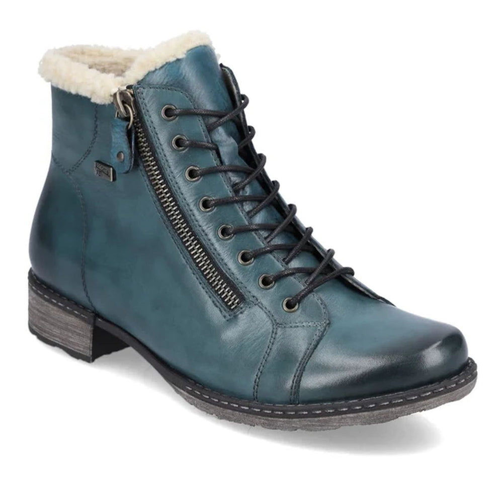 D4372 Midnight Lace Up Boots