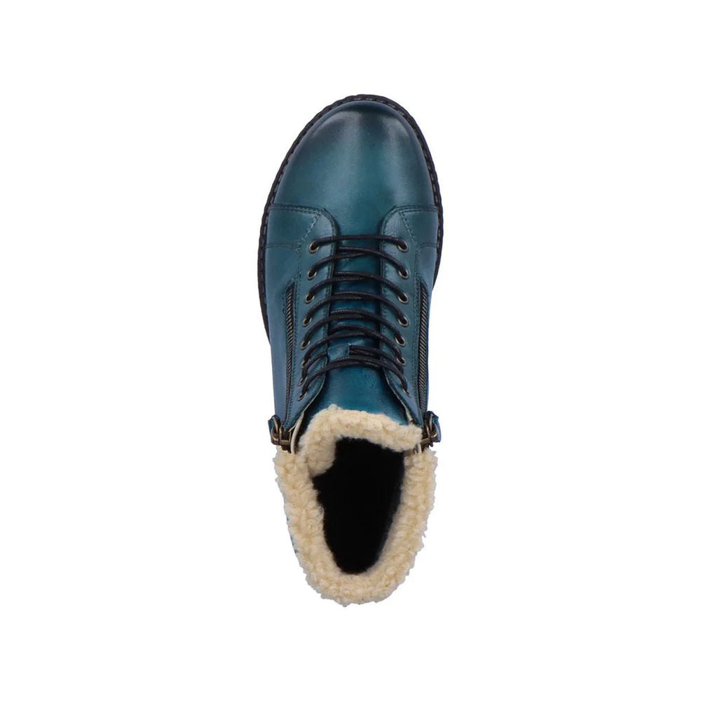 D4372 Midnight Lace Up Boots