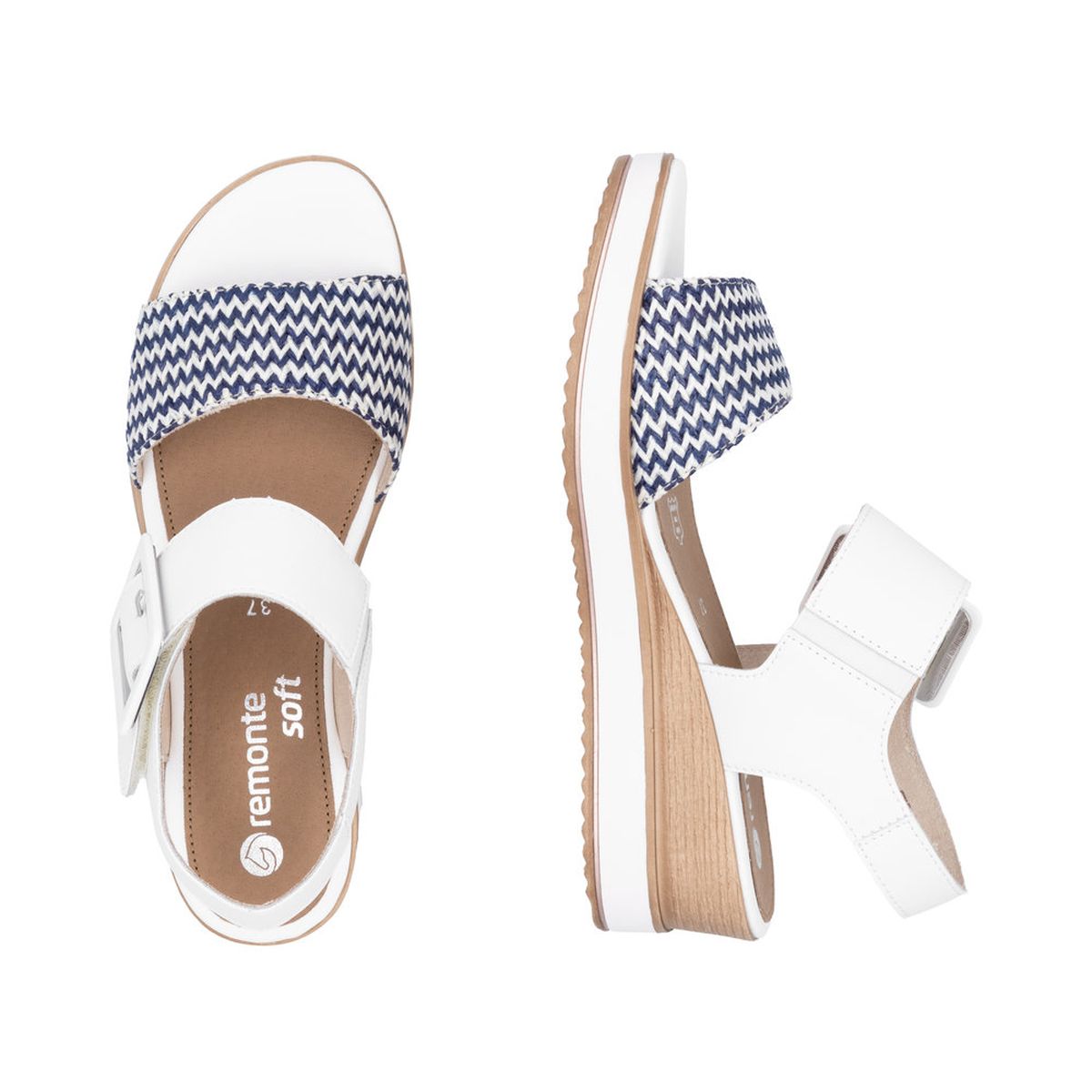 Remonte D6453 Women's Strap Wedge Sandals