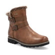 Remonte D8484 Women's Winter Boot in Muskat. Insulated all day comfort leather winter boots, double buckle straps, waterproof exterior.  Style #D8484-24