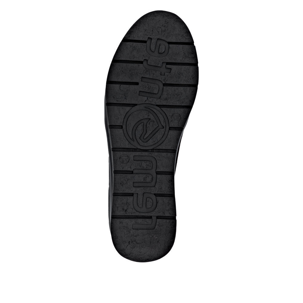 Remonte R0701 Women's Side Zip Sneakers in Black