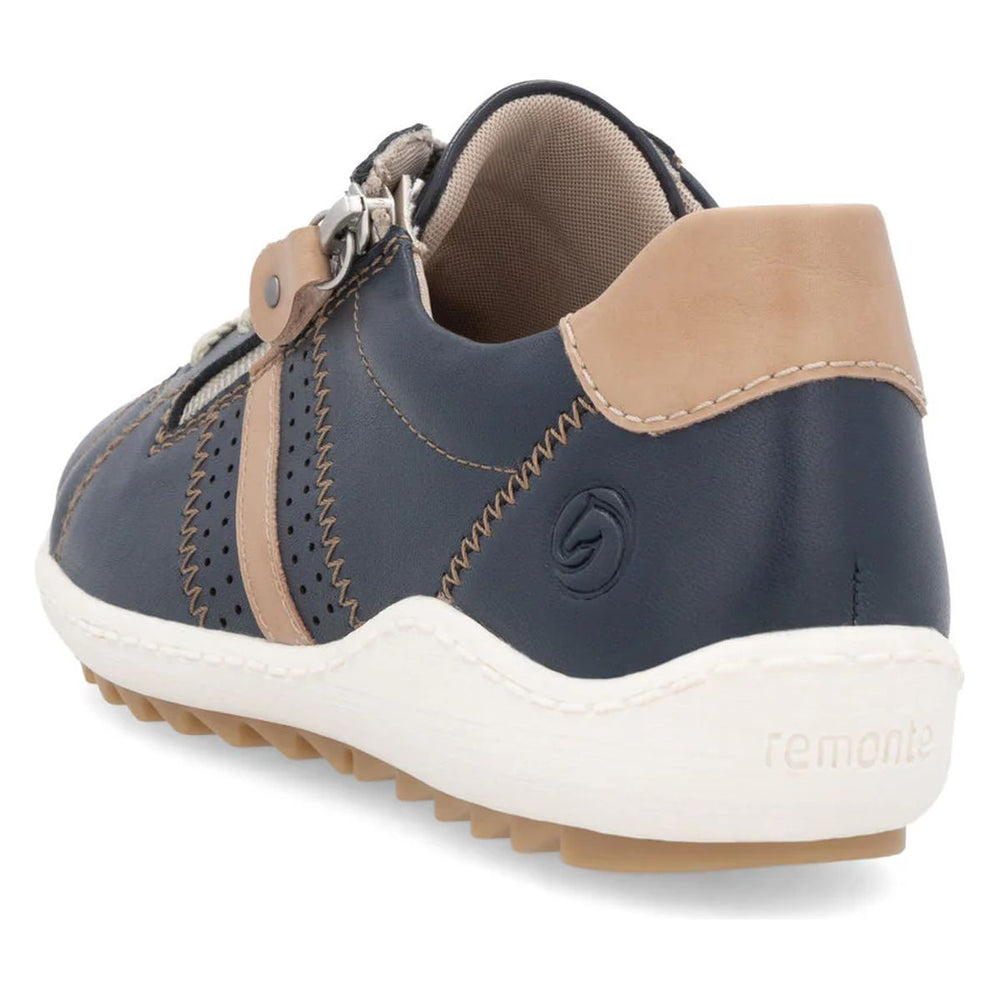 Remonte R1432 Women's Lace Up Shoe in Blue