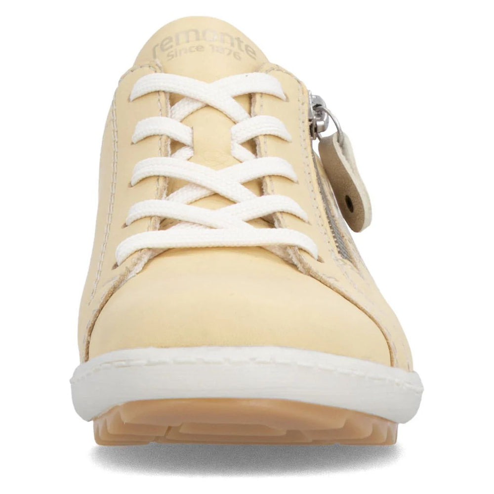 Remonte R1432 Women's Lace Up Shoe in Yellow