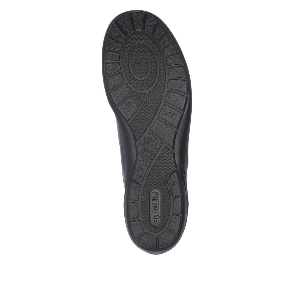Remonte R7600 Women's Slip On Shoe in Black Floral