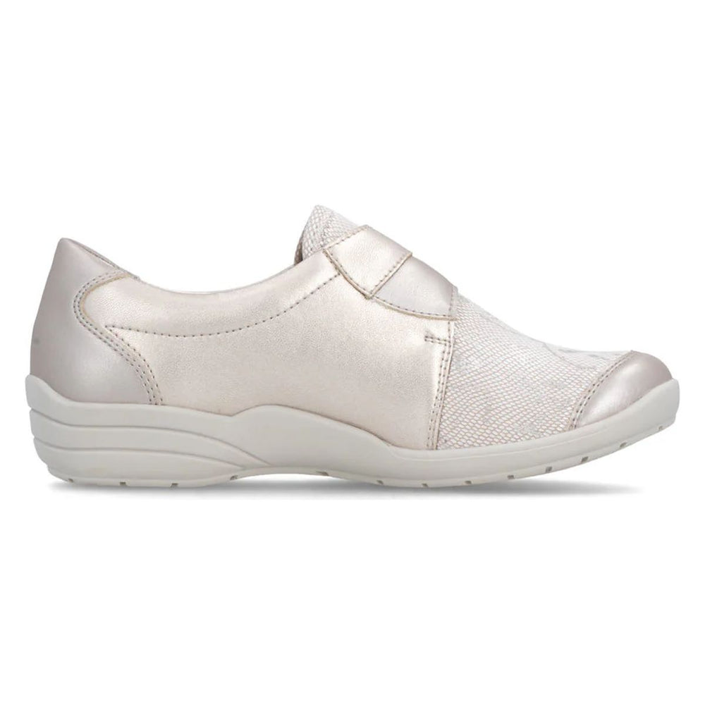 Remonte R7600 Women's Slip On Shoe in Metallic
