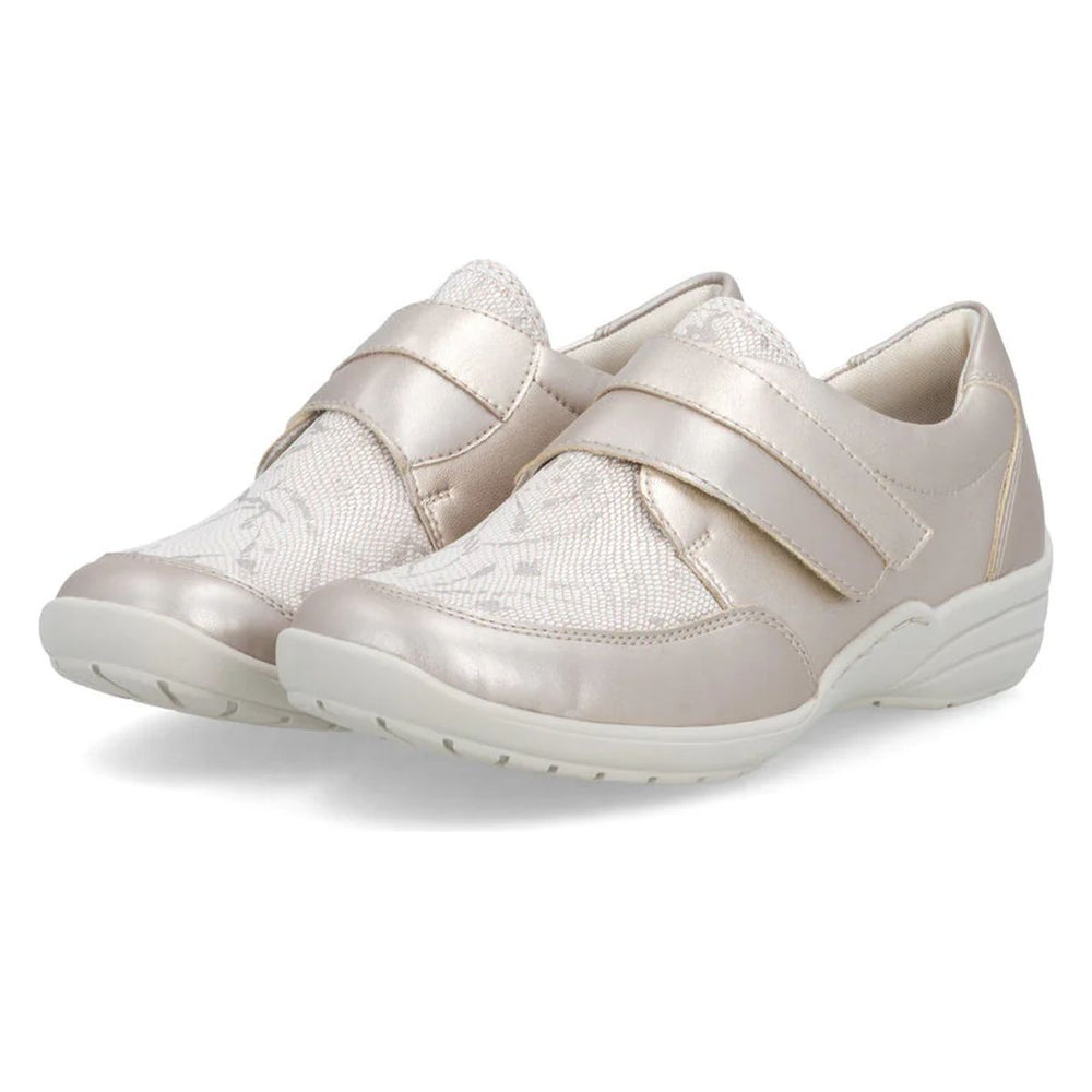 Remonte R7600 Women's Slip On Shoe in Metallic