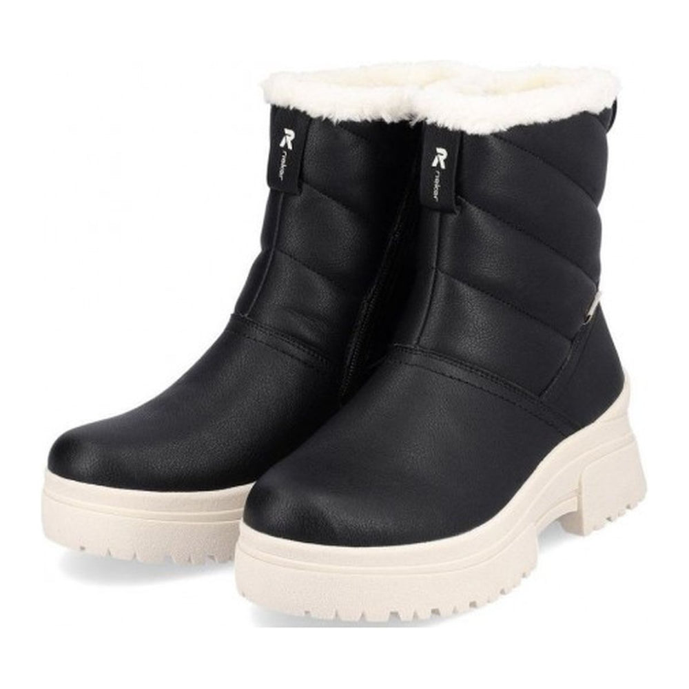 Rieker Evolution Women's W0373 Rock Size Zip Boot
