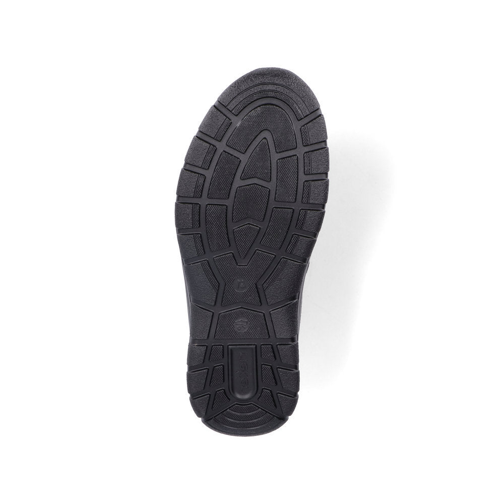 Rieker 03660 Men's Zip Up Ankle Boot in Black