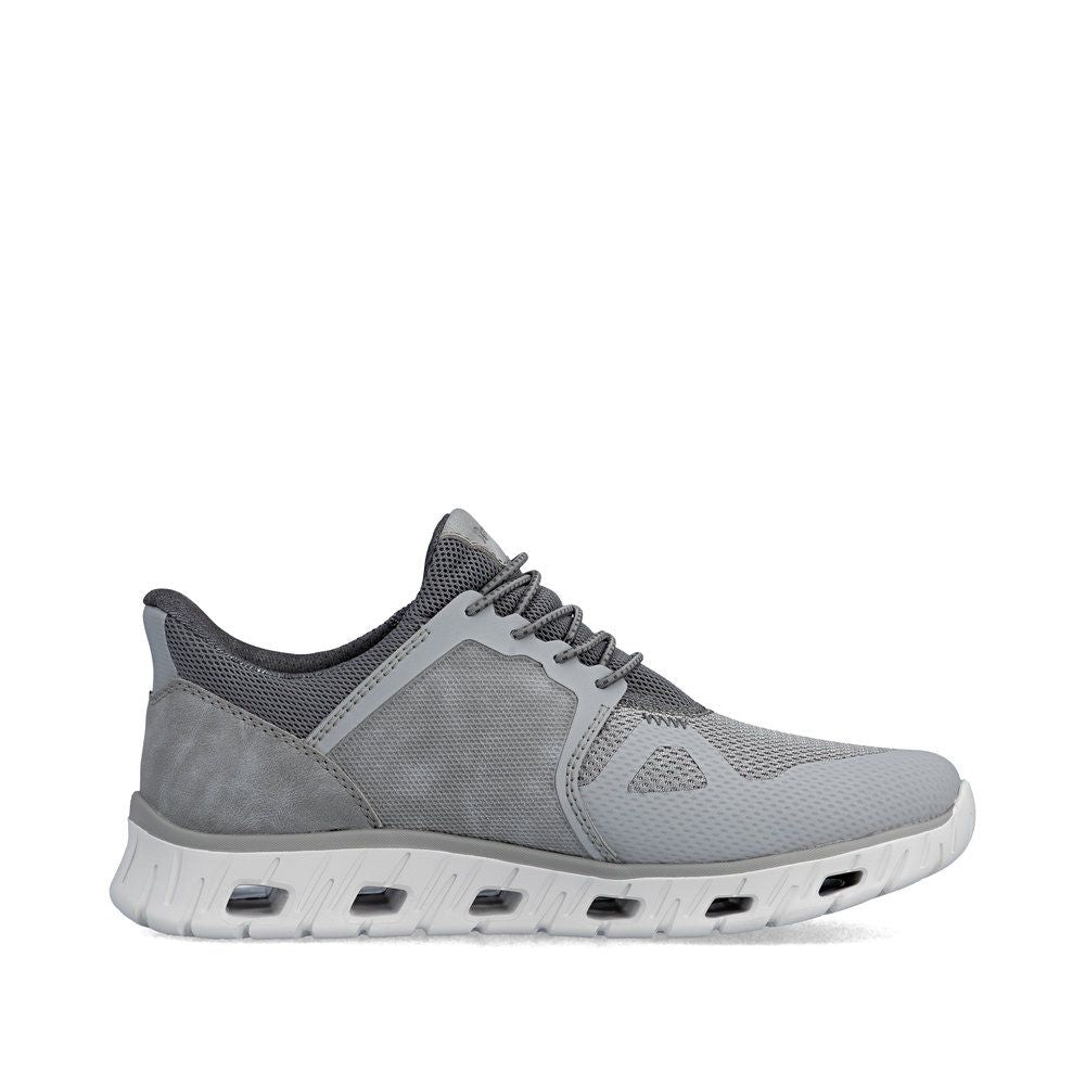 Rieker 04355 Men's Ready to Go Trainer in Grey
