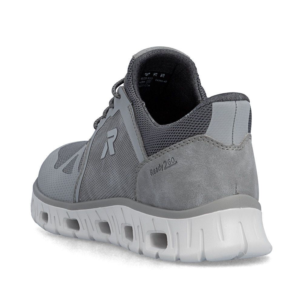 Rieker 04355 Men's Ready to Go Trainer in Grey