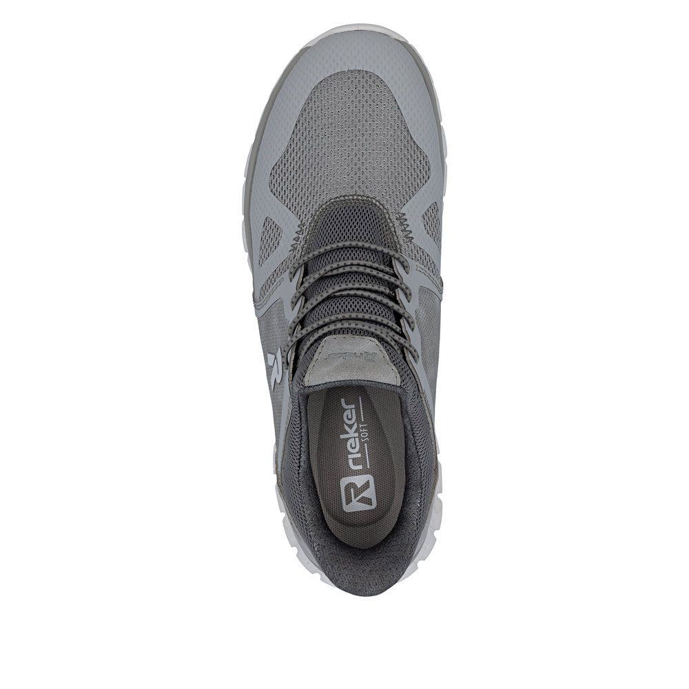 Rieker 04355 Men's Ready to Go Trainer in Grey