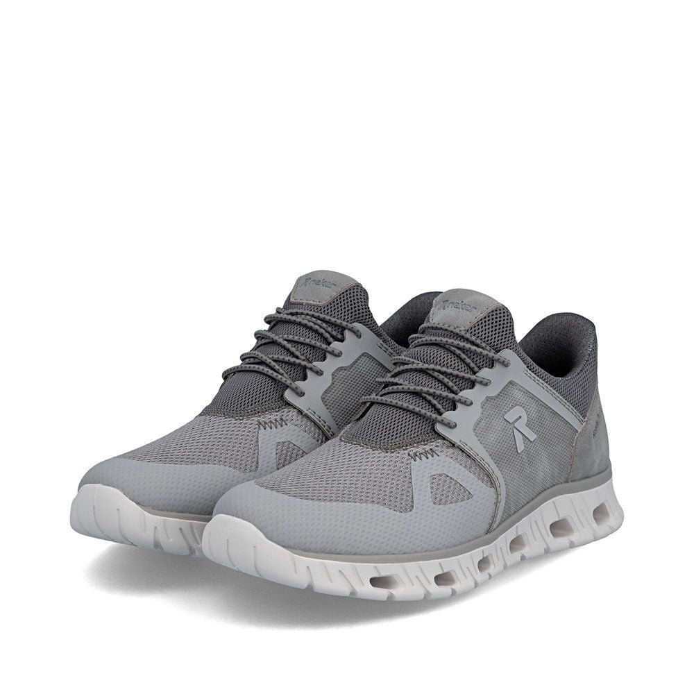Rieker 04355 Men's Ready to Go Trainer in Grey