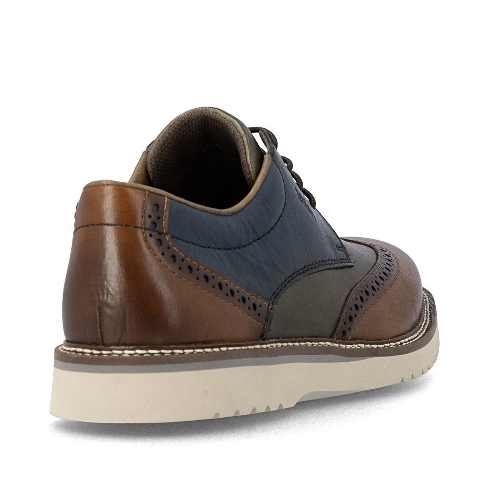 Rieker 04504 Men's Lace Up Shoe in Multi