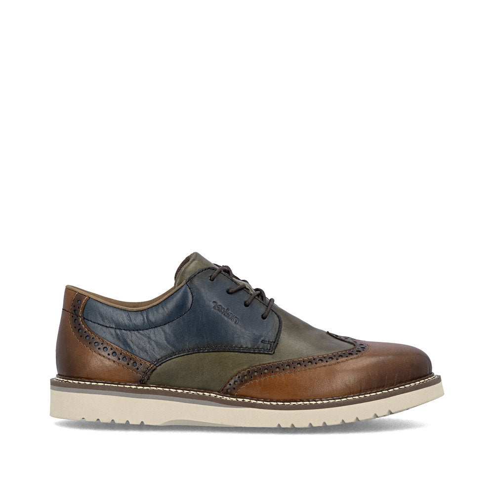 Rieker 04504 Men's Lace Up Shoe in Multi