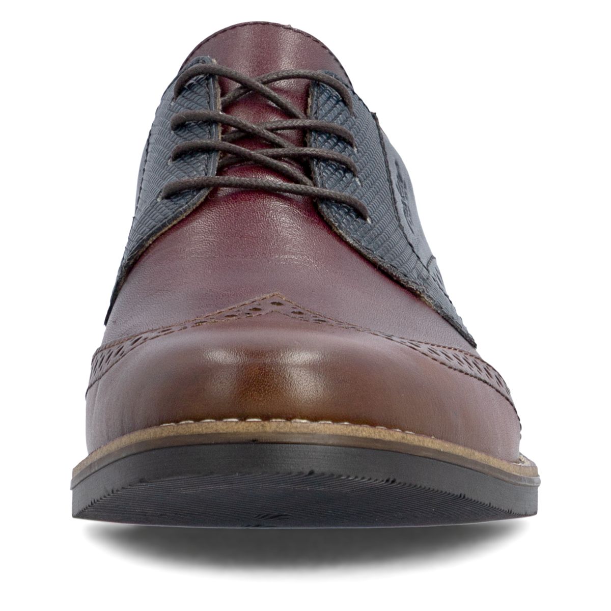 Rieker 13528 Men's Leather Lace-Up Shoe – Multi