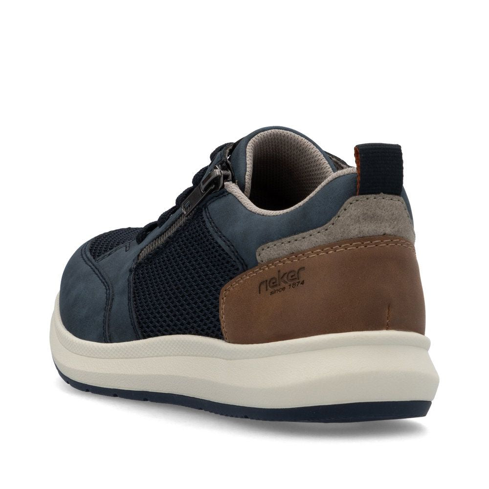 Rieker 16901 Men's Wide Shoes in Blue