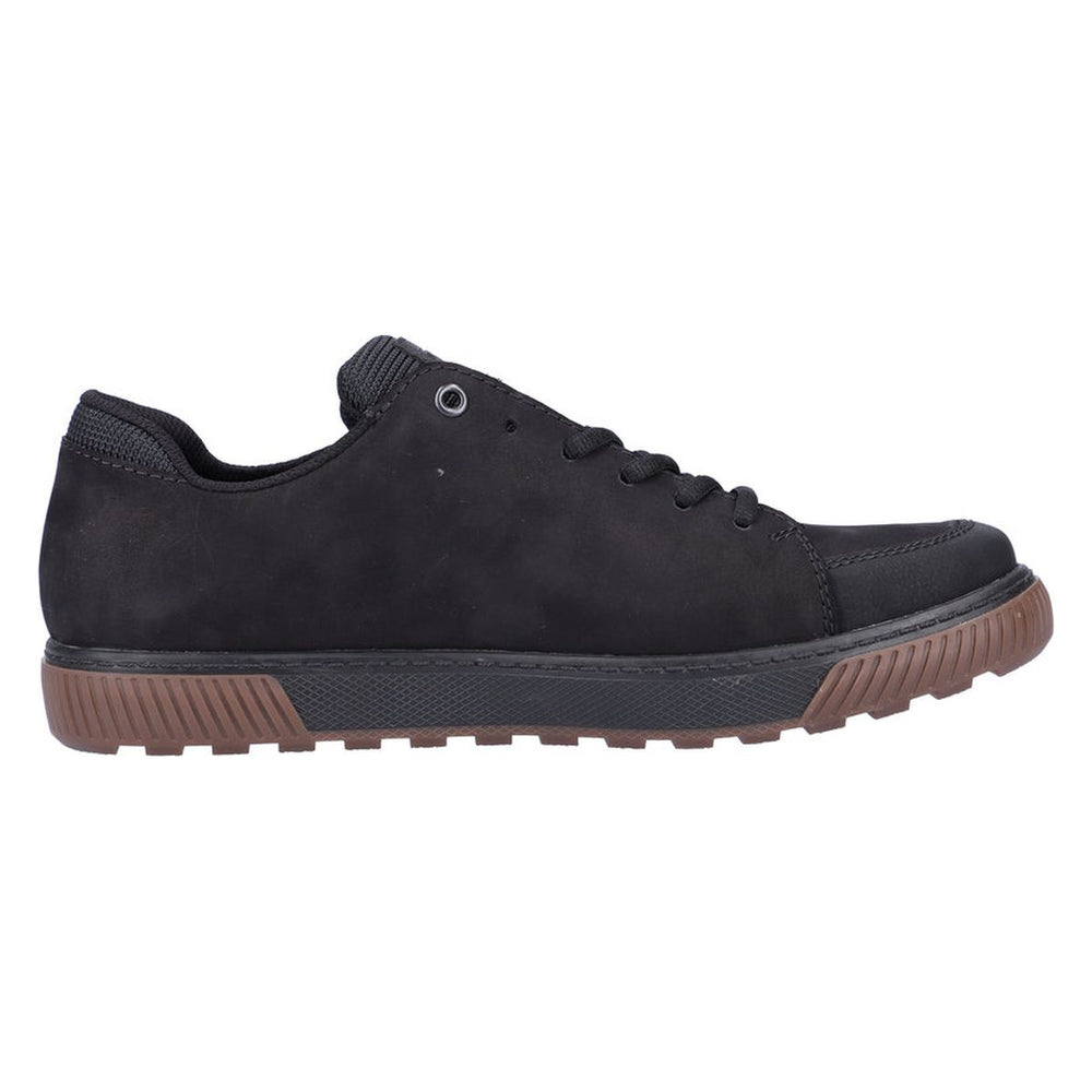 Rieker 18910 Men's Zip Shoe in Black