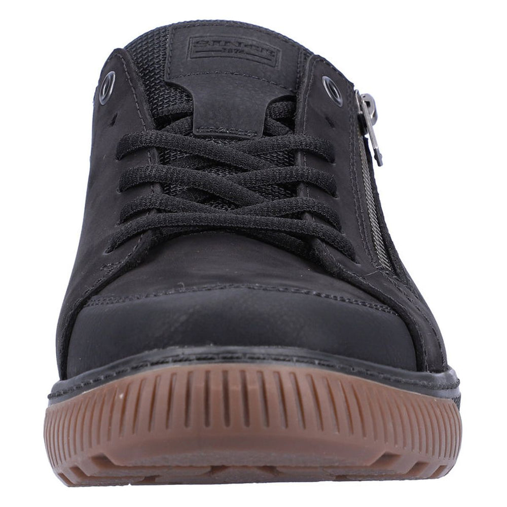 Rieker 18910 Men's Zip Shoe in Black