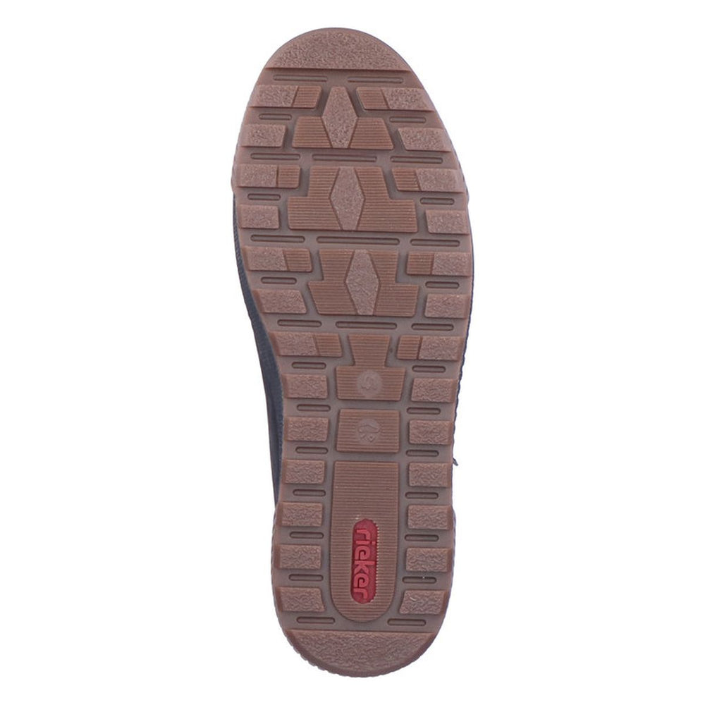 Rieker 18910 Men's Zip Shoe in Black