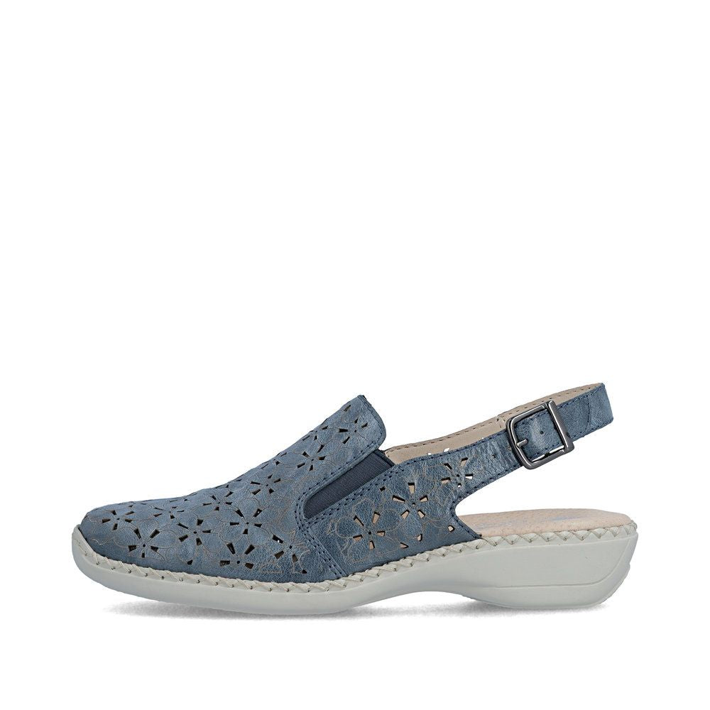 Rieker 41371 Women's Sandal in Whitelake