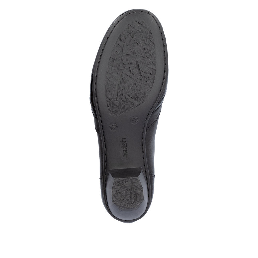 Rieker 41757 Women's Dress Block Heel in Black