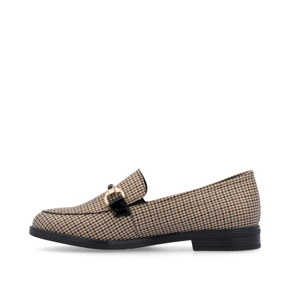 Rieker 46264 Women's Caroni Loafer in Beige
