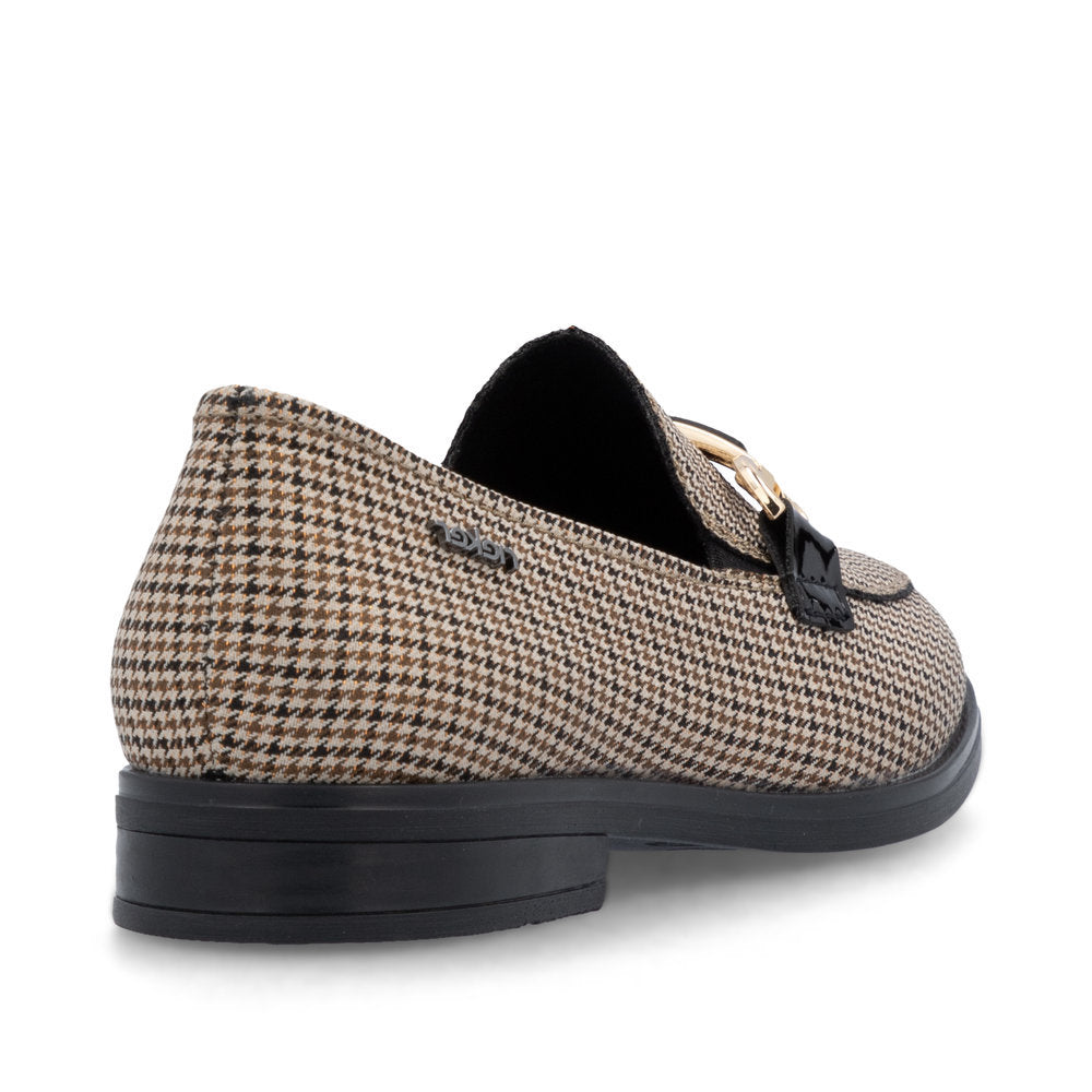 Rieker 46264 Women's Caroni Loafer in Beige