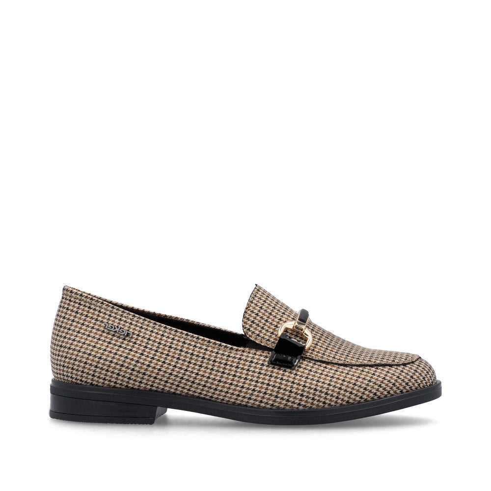 Rieker 46264 Women's Caroni Loafer in Beige