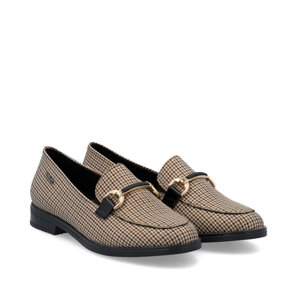 Rieker 46264 Women's Caroni Loafer in Beige