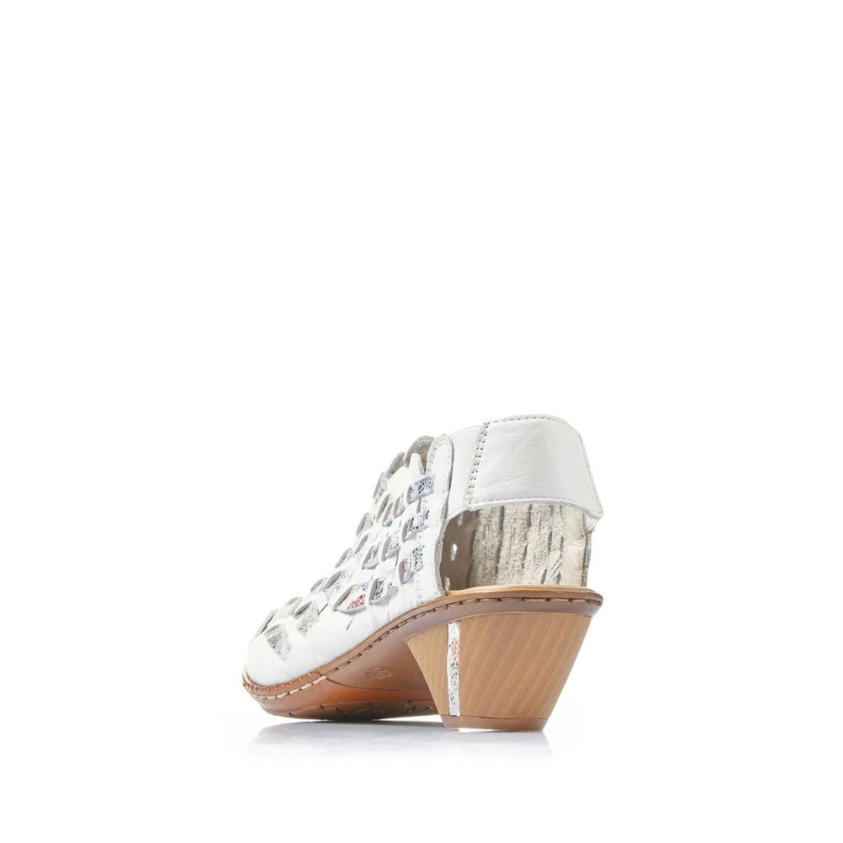 Rieker 46778-80 Women's White Multi Sandal